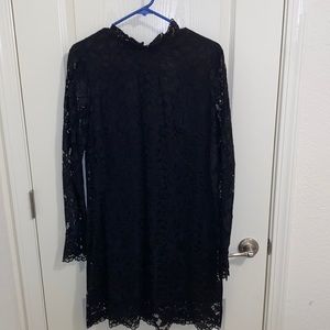 New H&M Black lace sheath dress